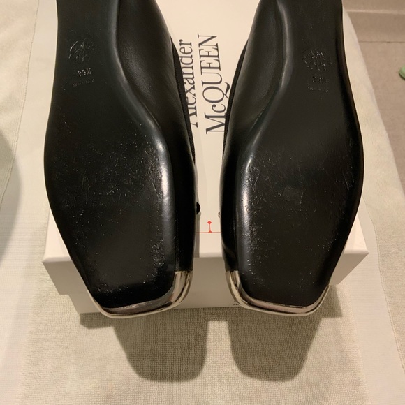 ALEXANDER MCQUEEN 
Metal Toe Punk Ballet Flats - Picture 6 of 10